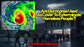 Are Hurricanes Used As Cover To Cull Homeless People Hurricane Harvey Survivors Tell All [upl. by Hayyifas680]