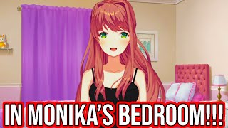 MC IN Monikas BEDROOM  DDLC MOD  Foreign Relations ACT 1 Part 7 [upl. by Suirauqed]