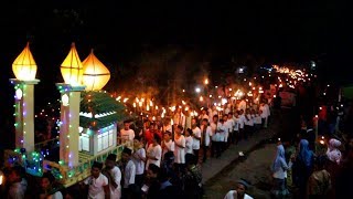 Suasana Malam Takbiran Idul Fitri 1440 H  2019 di Rawak Kecamatan Sekadau Hulu [upl. by Nurse589]