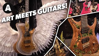 Some Unreal Guitars at the NAMM 2024 Boutique Guitar Showcase [upl. by Stead]