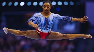 Simone Biles Wins Record 9th US Gymnastics Championships AllAround Title Wows Fans [upl. by Berni]