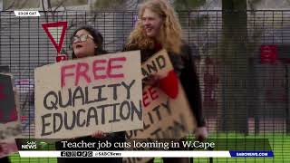 Western Cape  Teacher job cuts looming [upl. by Lesiram]