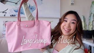 LONGCHAMP LE PLIAGE LARGE Unboxing and Review  What Fits Mod Shots Is it Worth It [upl. by Nehgem15]