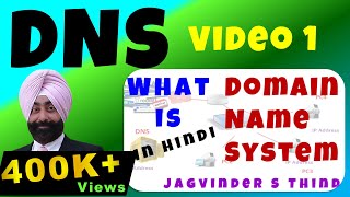 DNS in Hindi  Domain Name System  DNS Server [upl. by Rumit487]