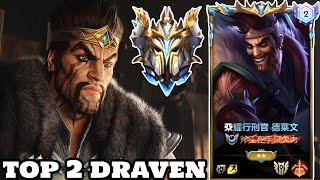 Wild Rift Draven  Top 2 Draven Gameplay Rank Sovereign [upl. by Nitsed]