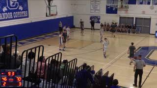 Candor High School vs Moravia JV Boys Varsity Basketball [upl. by Thea]