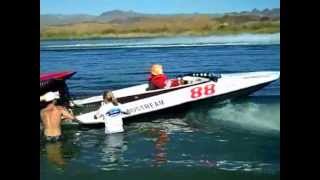 2009 Parker Enduro 300 boat race  Parker Arizona  COR class start [upl. by Nawrocki]