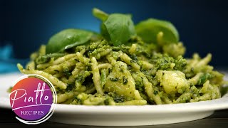 Italys Freshest Summer Pasta  BASIL PESTO with Potatoes and Green Beans [upl. by Cordelie413]