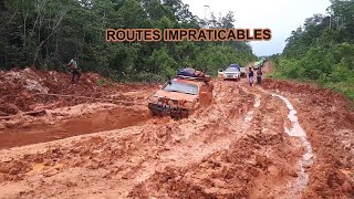 DES ROUTES IMPRATICABLES EN GUINEE MON PAYS 224 [upl. by Kreegar]