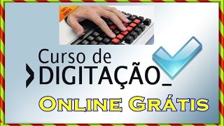 Curso de Digitação Online Grátis  Typinngweb [upl. by Aveer]