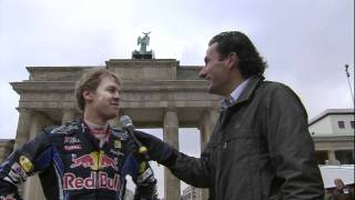 F1 show run in Berlin by world champion Sebastian Vettel [upl. by Aleil562]