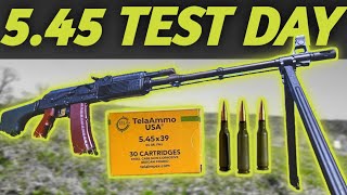 AK74 Range day Testing the Tela ammo 545x39 [upl. by Harlow]