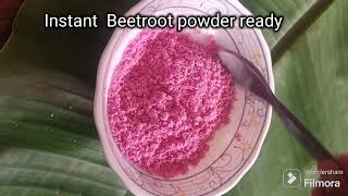 Instant Beetroot powderBeetroot Face pack Instant SkinWhiteningampGet PinkyGlowing skin Myyfamily [upl. by Llerrad]