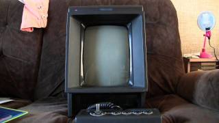 A look at a Vectrex 1982 video game console [upl. by Ahsei]