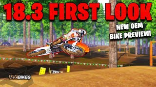 HOW TO INSTALL NEW OEM 183 PREVIEW  FIRST IMPRESSIONS MX Bikes Mods Preview [upl. by Rhody]