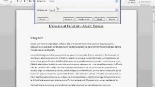 tutoriel Word 2010  Le remplacement [upl. by Grefe114]