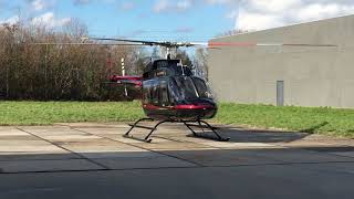 Brand new Bell 407GXP startup takeoff and departure [upl. by Marc]