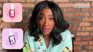 essie episode 2 strengthening your nails with aja walton and new hard to resist nail strengtheners [upl. by Yerffe]