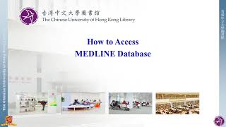 How to Access MEDLINE Ovid [upl. by Marka]