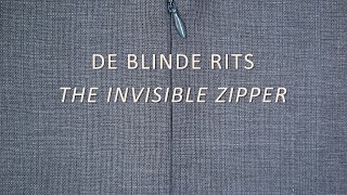 Het naaien van een blinde rits  Sewing an invisible zipper  blind zipper [upl. by Aksel913]