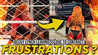 Becky Lynch Leaving WWE THIS WEEKEND Contract “Frustrations” amp Future Plans Revealed [upl. by Eisoj]