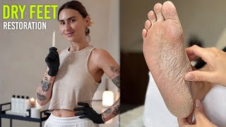 Making Dry Cracked Feet Like New After One Luxury Treatment [upl. by Ikin62]