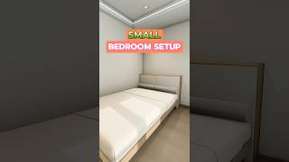 MAXIMIZE Space in Your Small Bedroom Design 3dinterior home bedroomdecor interior design [upl. by Portingale733]