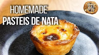 Pasteis de Nata  Portuguese Custard Tarts [upl. by Stilu]