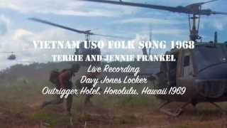 Vietnam USO Folk Song 1968 Terrie amp Jennie Frankel [upl. by Nesnej]