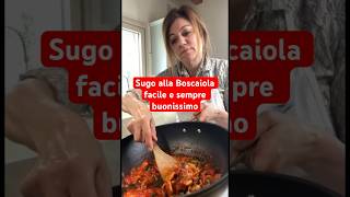 Sugo alla Boscaiola Facile e Sempre Buonissimo shorts funghi [upl. by Flemming457]