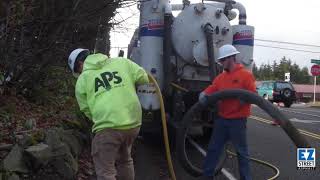 Utility Potholing Faster amp Easier Asphalt Repairs With EZ Street  North Bend WA [upl. by Cohleen]