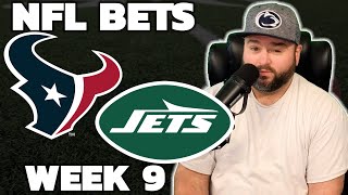 Texans vs Jets Week 9 Bets  NFL Thursday Picks With Kyle Kirms [upl. by Maxey]