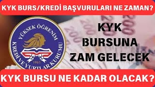 📢 KYK Burs başvuruları ne zaman yapılacak📍KYK BURSU NE KADAR OLACAK 2024yks kyk ayt yks2024 [upl. by Snilloc760]