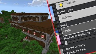 Minecraft Woodland Mansion Seed [upl. by Ysset]