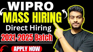 Wipro Mass Hiring  Latest Off Campus Drive  2021  2022  2023  2024 Batch Hiring  Kn Academy [upl. by Neirb]