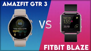 Amazfit GTR 3 vs Fitbit Blaze Comparison [upl. by Salema]