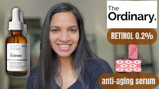 The Ordinary Retinol 02 in Squalene REVIEW  THE ORDINARY RETINOL SERUM [upl. by Sheeree]