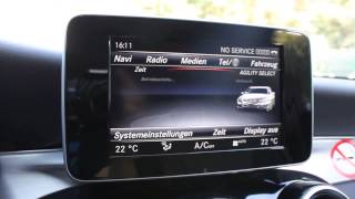 Mercedes CKlasse TModell 2014 Baureihe W205  S205  Infotainment [upl. by Ronacin]