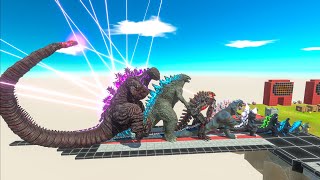 EVOLUTION of NEW SHIN GODZILLA Size Comparison VS Team KONG x SCAR KING  SHIMO  KING TITAN [upl. by Nywroc]