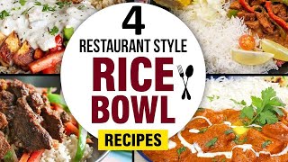 Restaurant style rice bowl recipe by Mahas kitchen [upl. by Amoritta442]