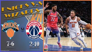 New York Knicks VS Washington Wizards LIVE PlayByPlay Commentary  Pre and Post Game Coverage [upl. by Notlih899]