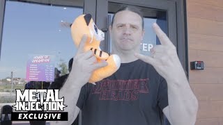 CORPSEGRINDER CANNIBAL CORPSE Loves Playing Claw Machines  Metal Injection [upl. by Edlihtam427]