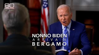 Nonno Biden arriva a Bergamo [upl. by Lalo290]