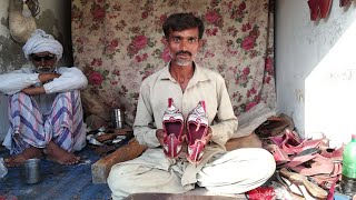 Making Traditional Punjabi Shoes Khussa [upl. by Eibber695]