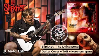 Slipknot The Dying Song  GUITAR COVER TAB обзор клипа комментарии [upl. by Kelby115]