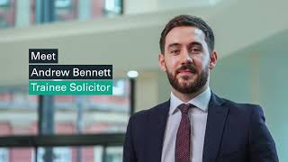 Meet Andrew Bennett  Trainee Solicitor UK [upl. by Rehpotsrihc]