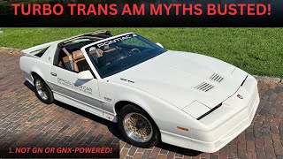 20th Anniversary Turbo Trans Am Myths Busted [upl. by Ydnal]