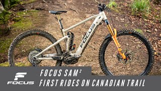 FOCUS SAM²  First ride on Canadian Trail [upl. by Shutz223]