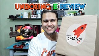 Unboxing e Review do Volante Dazz sem fio PS3PC [upl. by Issim]