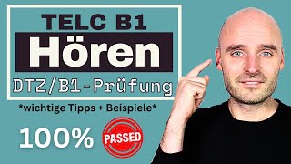 Hörverstehen B1 So schaffst du die TELC DTZ B1Prüfung [upl. by Agle]